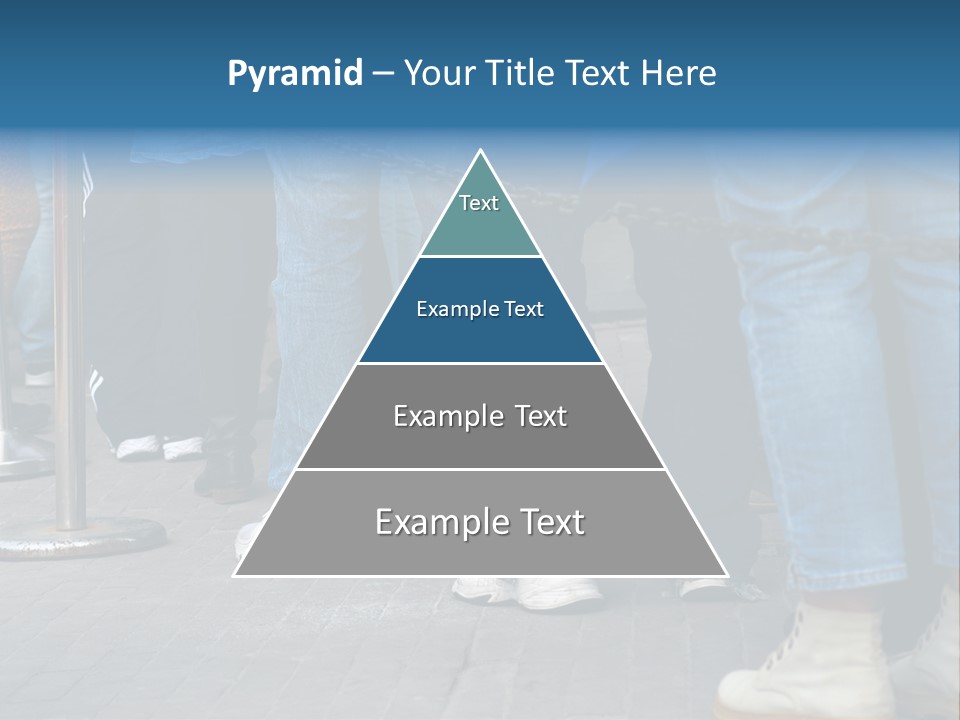 Casual Leg Lineup PowerPoint Template