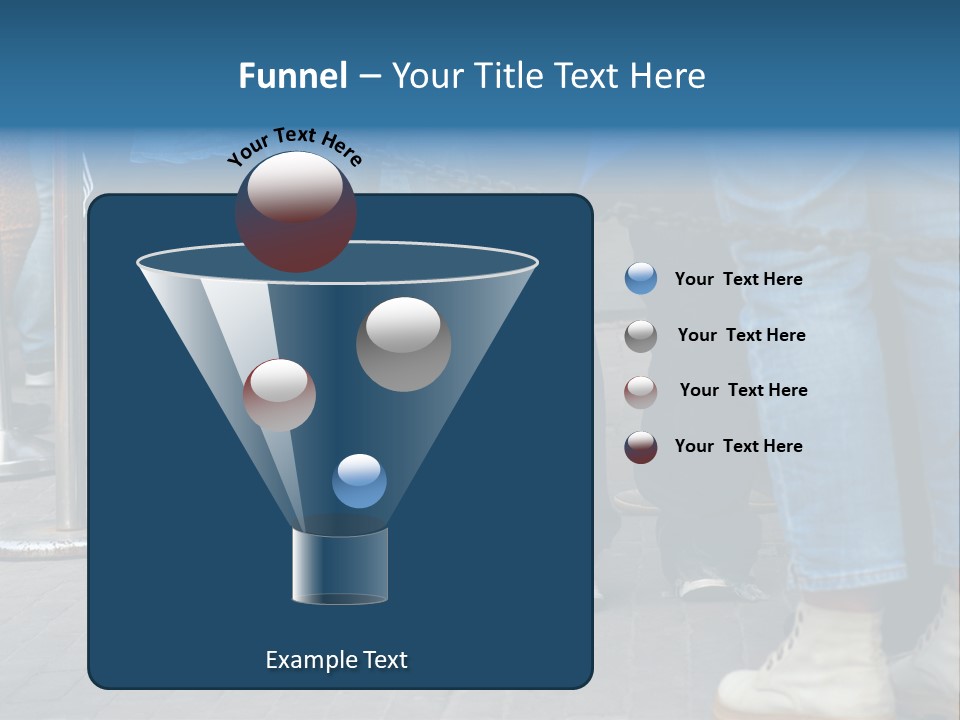 Casual Leg Lineup PowerPoint Template