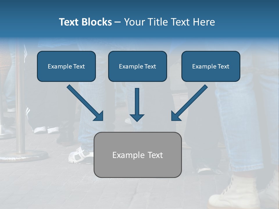 Casual Leg Lineup PowerPoint Template