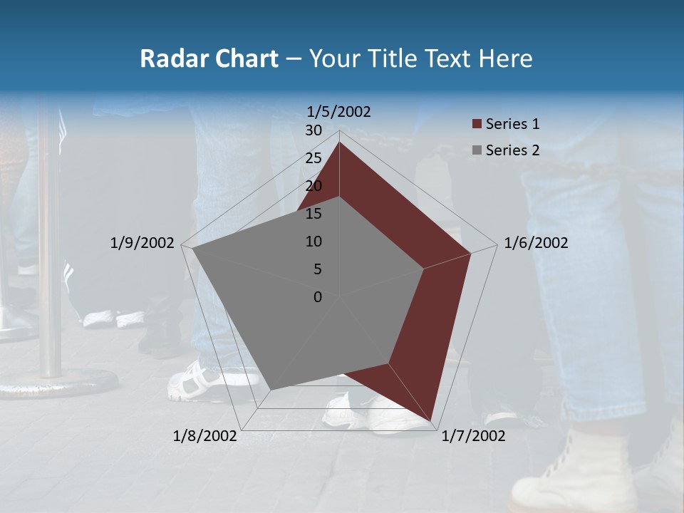 Casual Leg Lineup PowerPoint Template