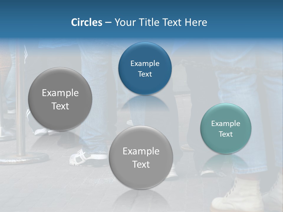 Casual Leg Lineup PowerPoint Template