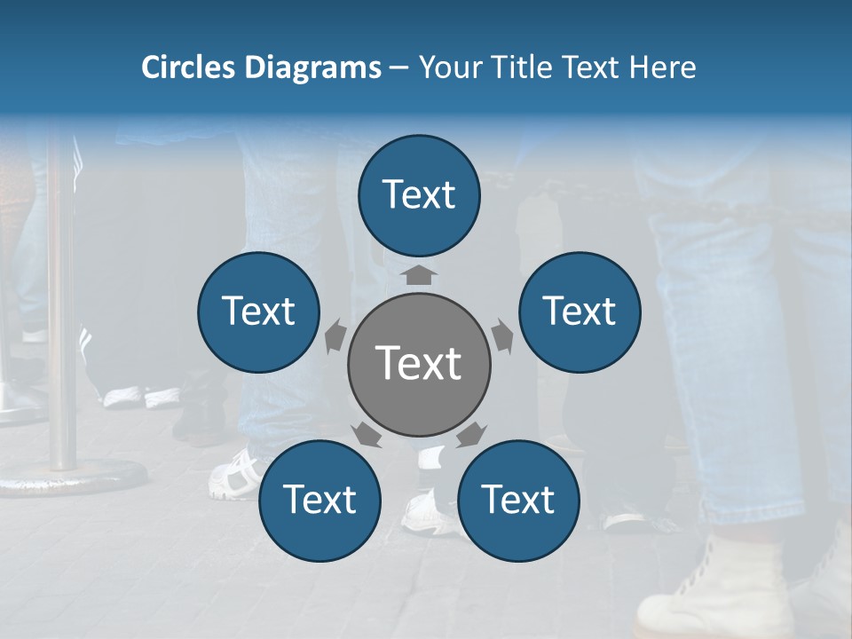 Casual Leg Lineup PowerPoint Template