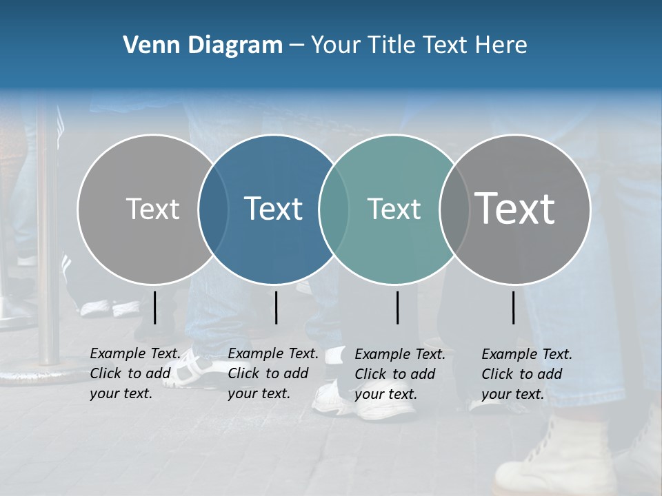 Casual Leg Lineup PowerPoint Template