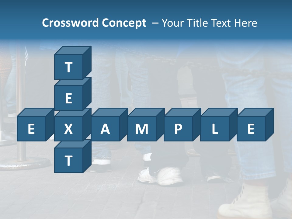 Casual Leg Lineup PowerPoint Template