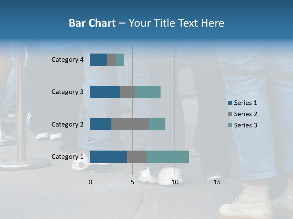 Casual Leg Lineup PowerPoint Template