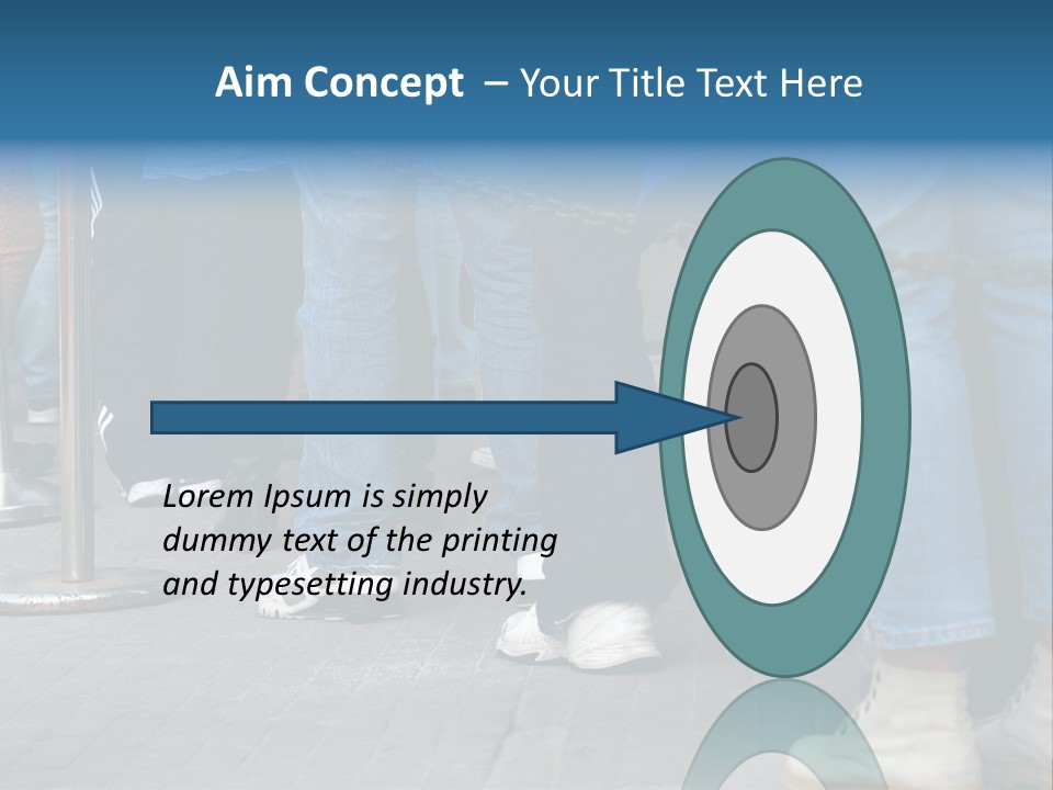 Casual Leg Lineup PowerPoint Template