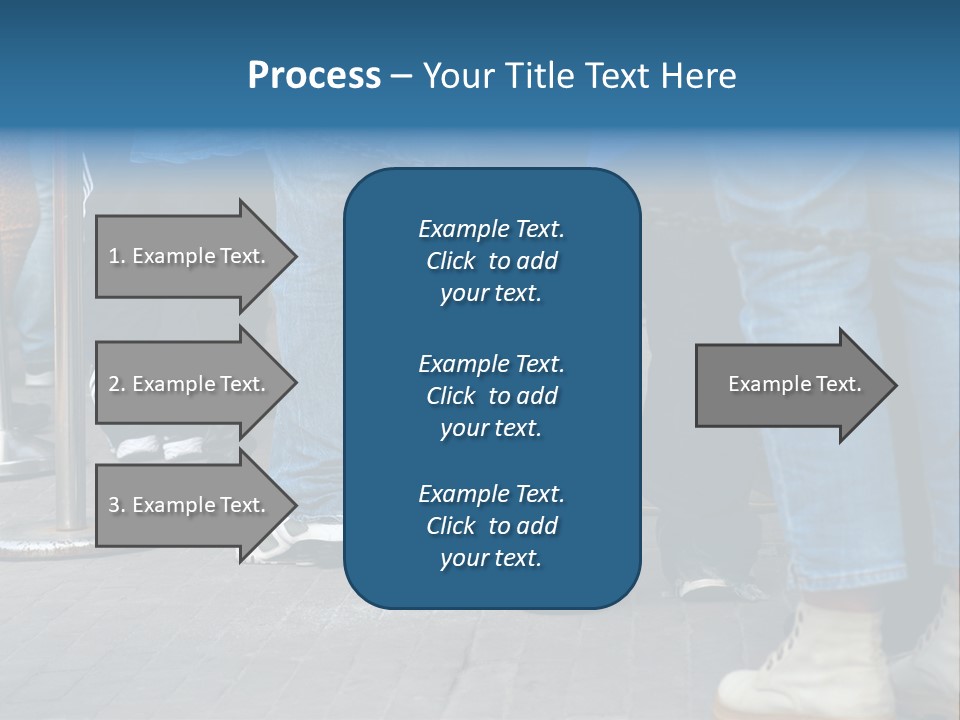 Casual Leg Lineup PowerPoint Template