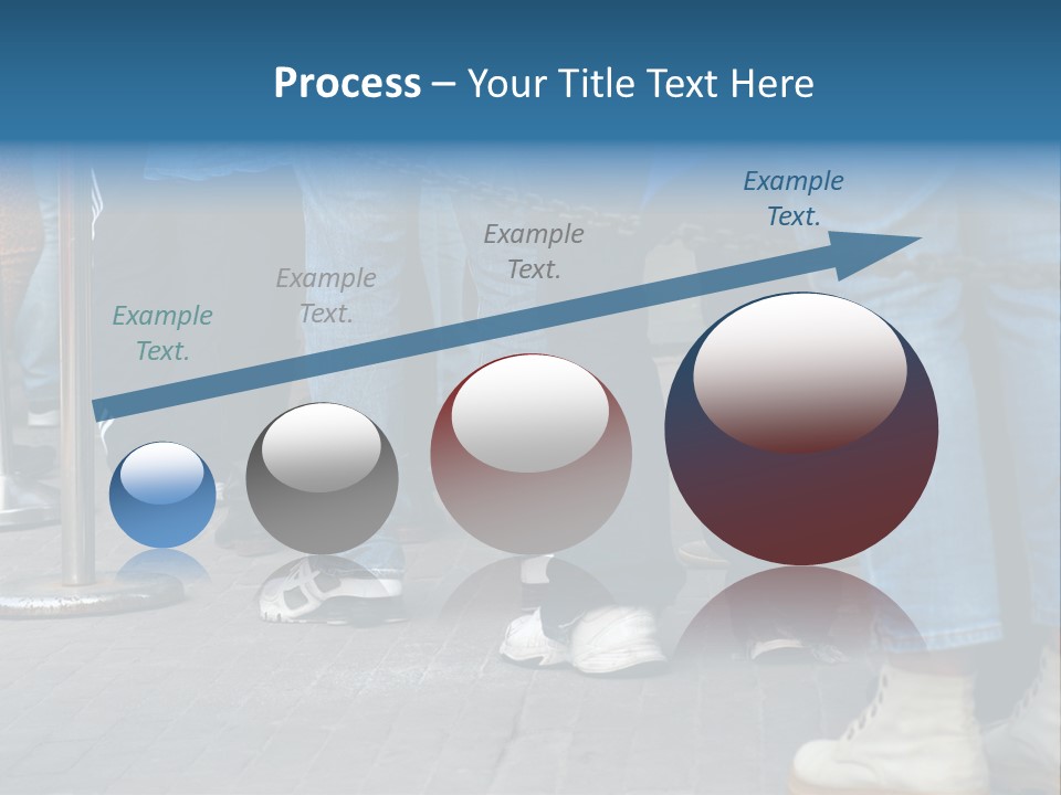 Casual Leg Lineup PowerPoint Template