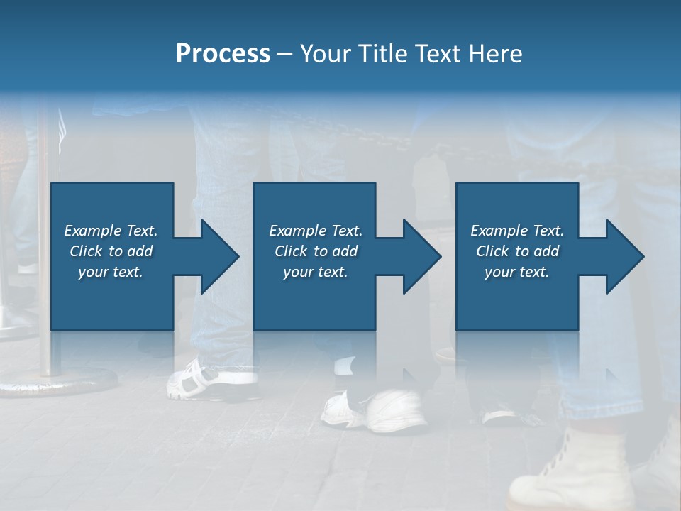 Casual Leg Lineup PowerPoint Template