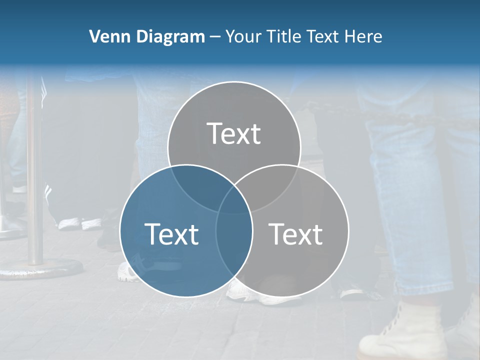 Casual Leg Lineup PowerPoint Template