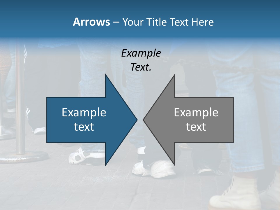 Casual Leg Lineup PowerPoint Template