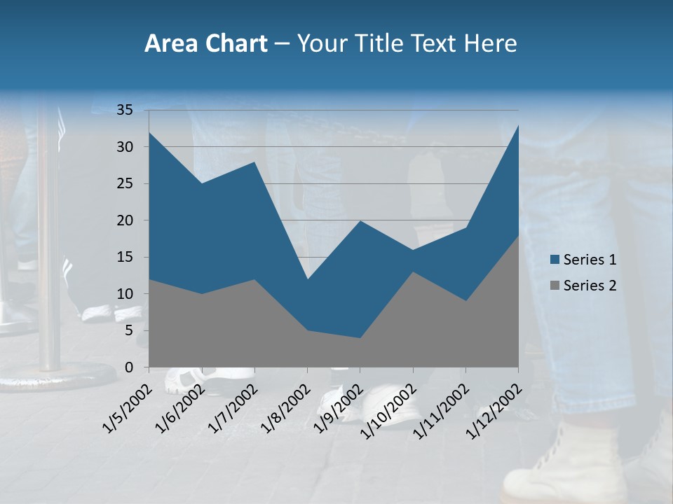 Casual Leg Lineup PowerPoint Template