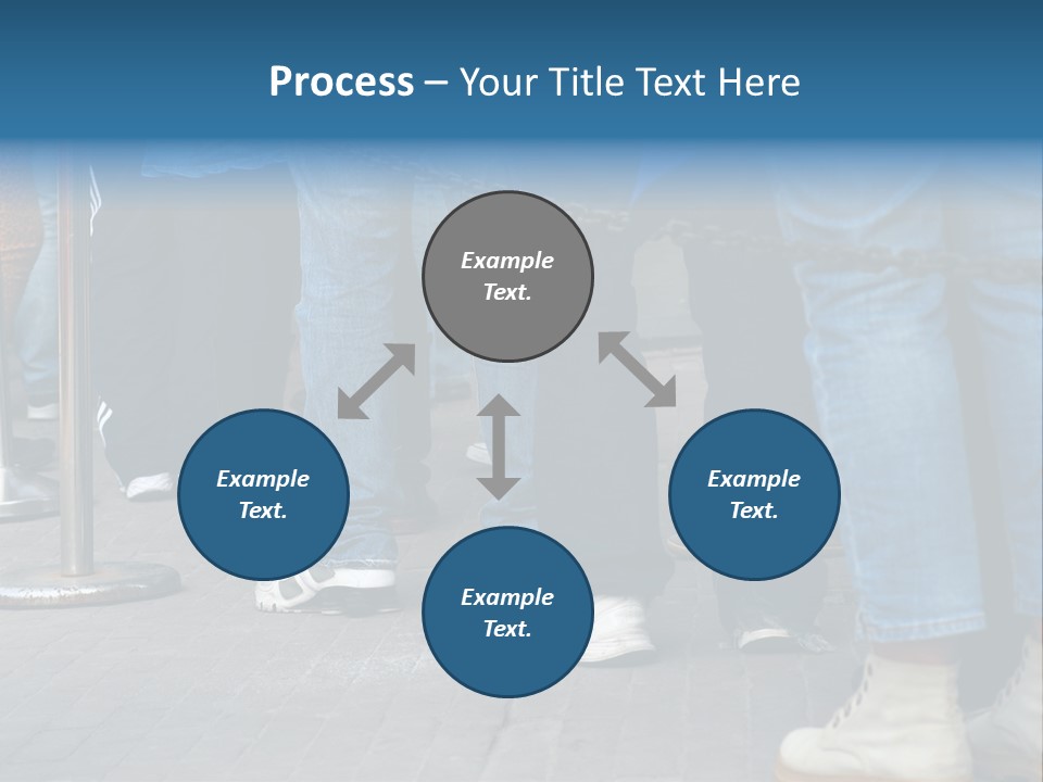 Casual Leg Lineup PowerPoint Template