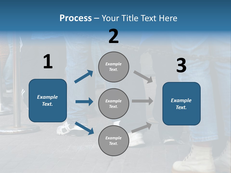 Casual Leg Lineup PowerPoint Template