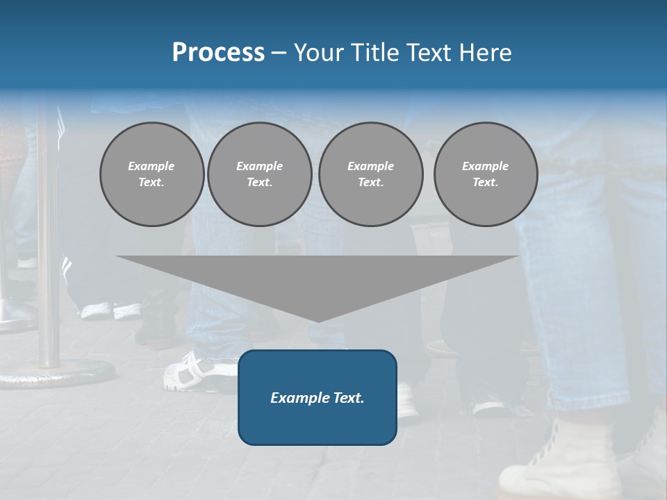 Casual Leg Lineup PowerPoint Template