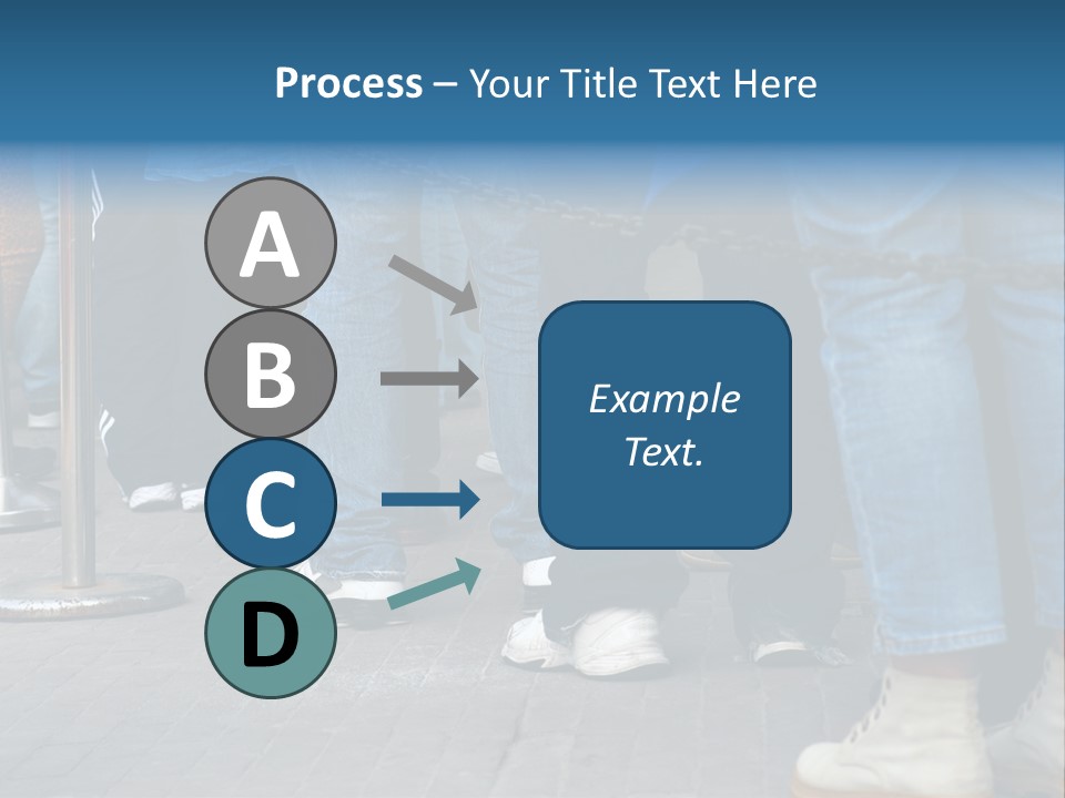 Casual Leg Lineup PowerPoint Template