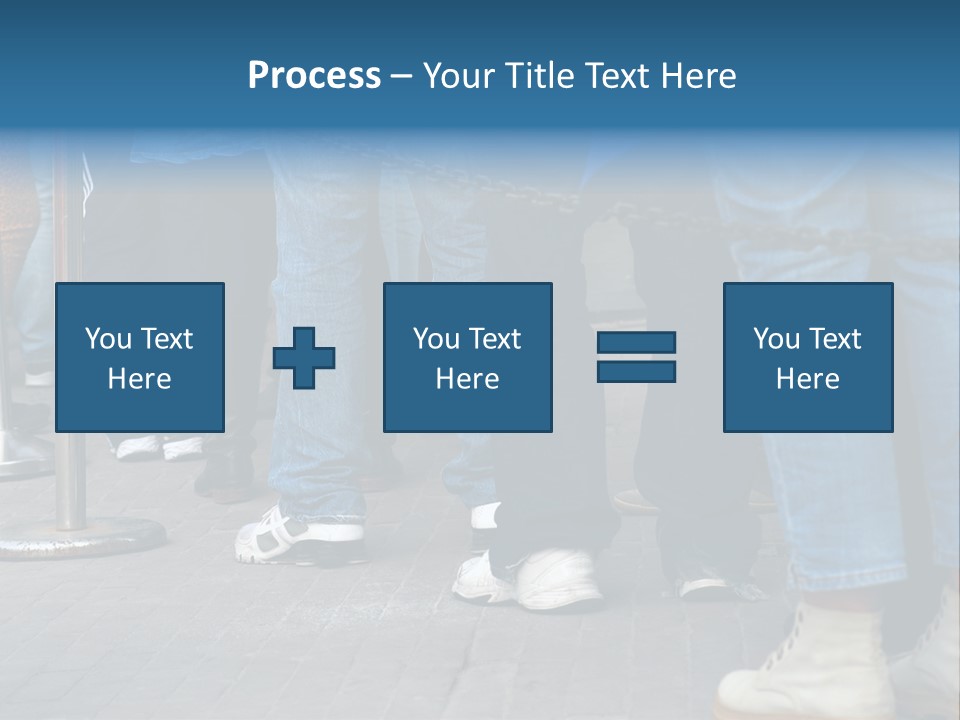 Casual Leg Lineup PowerPoint Template