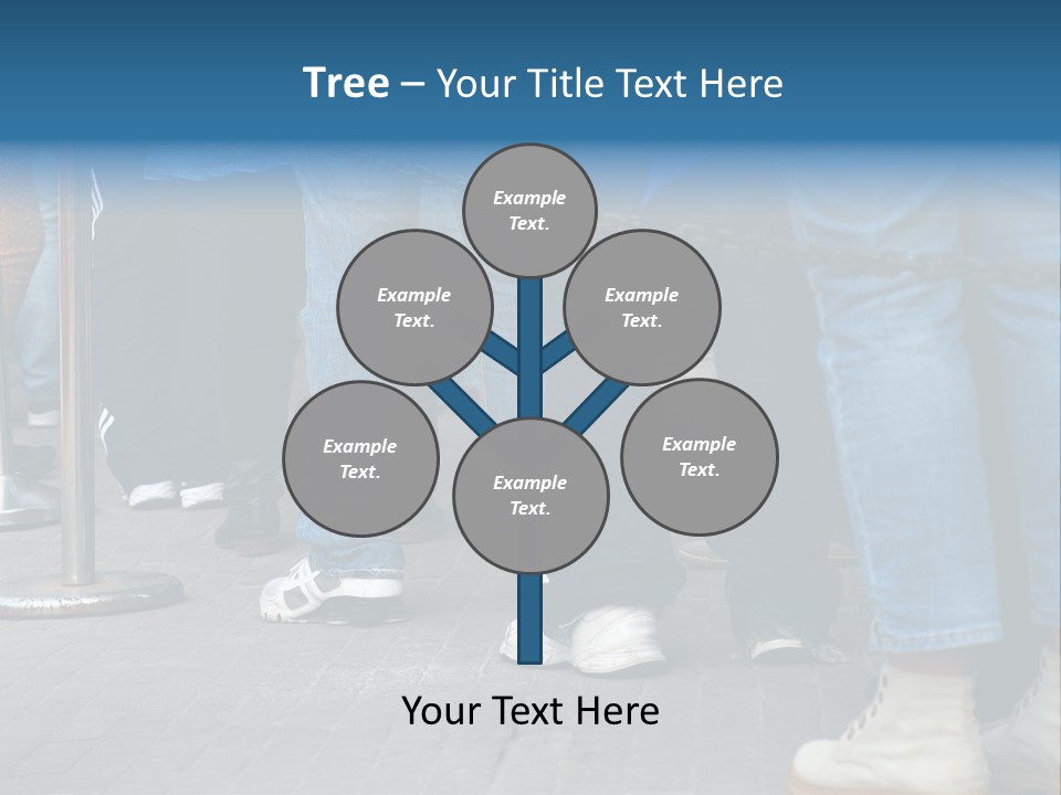 Casual Leg Lineup PowerPoint Template