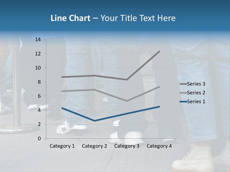 Casual Leg Lineup PowerPoint Template