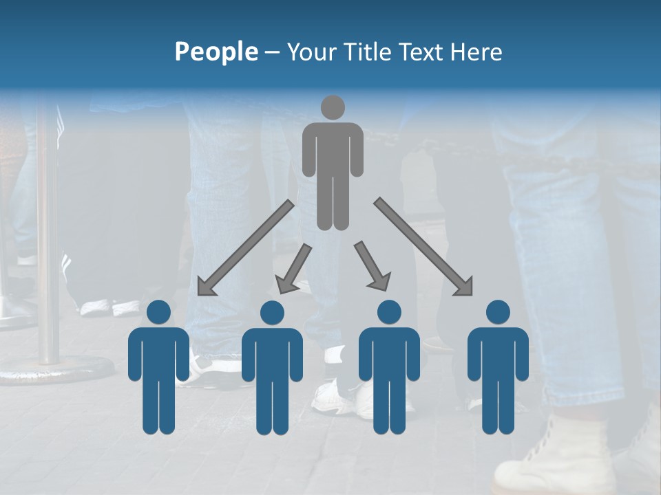 Casual Leg Lineup PowerPoint Template