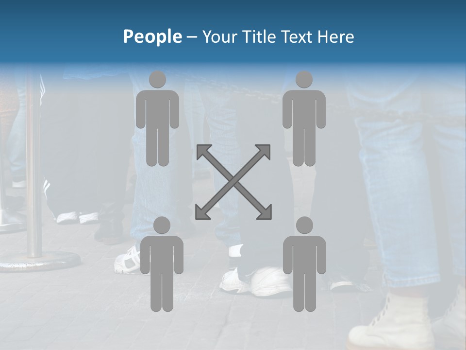 Casual Leg Lineup PowerPoint Template