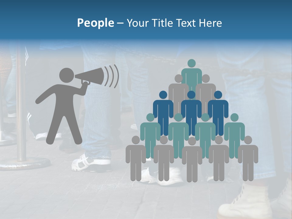 Casual Leg Lineup PowerPoint Template