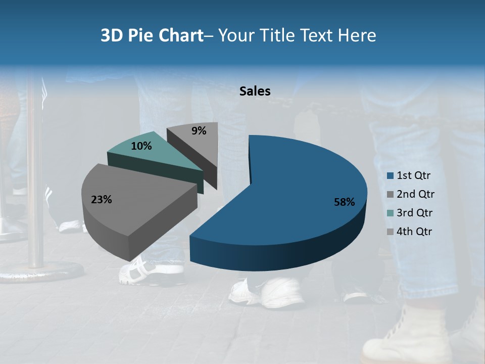 Casual Leg Lineup PowerPoint Template