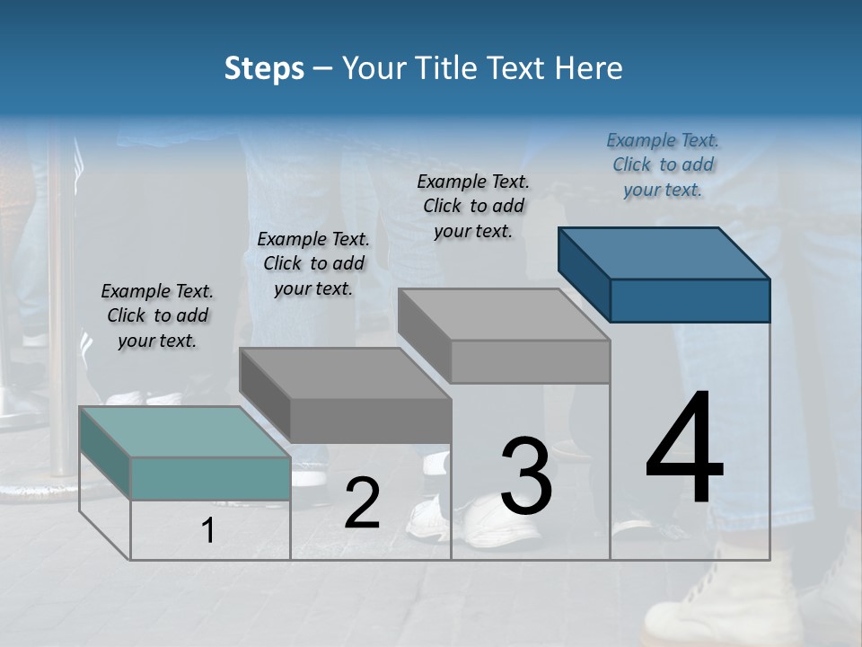 Casual Leg Lineup PowerPoint Template