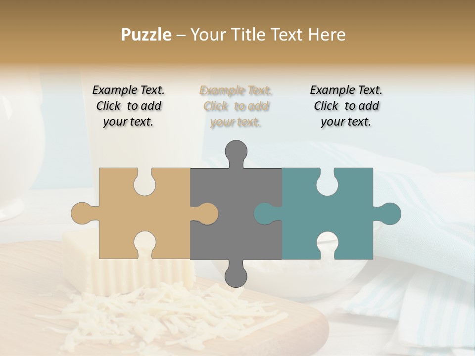 Swiss Cheese Drink Nutrition PowerPoint Template