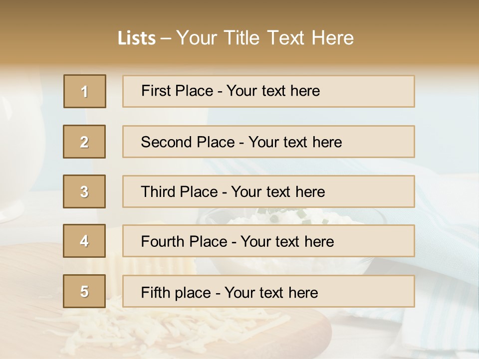 Swiss Cheese Drink Nutrition PowerPoint Template
