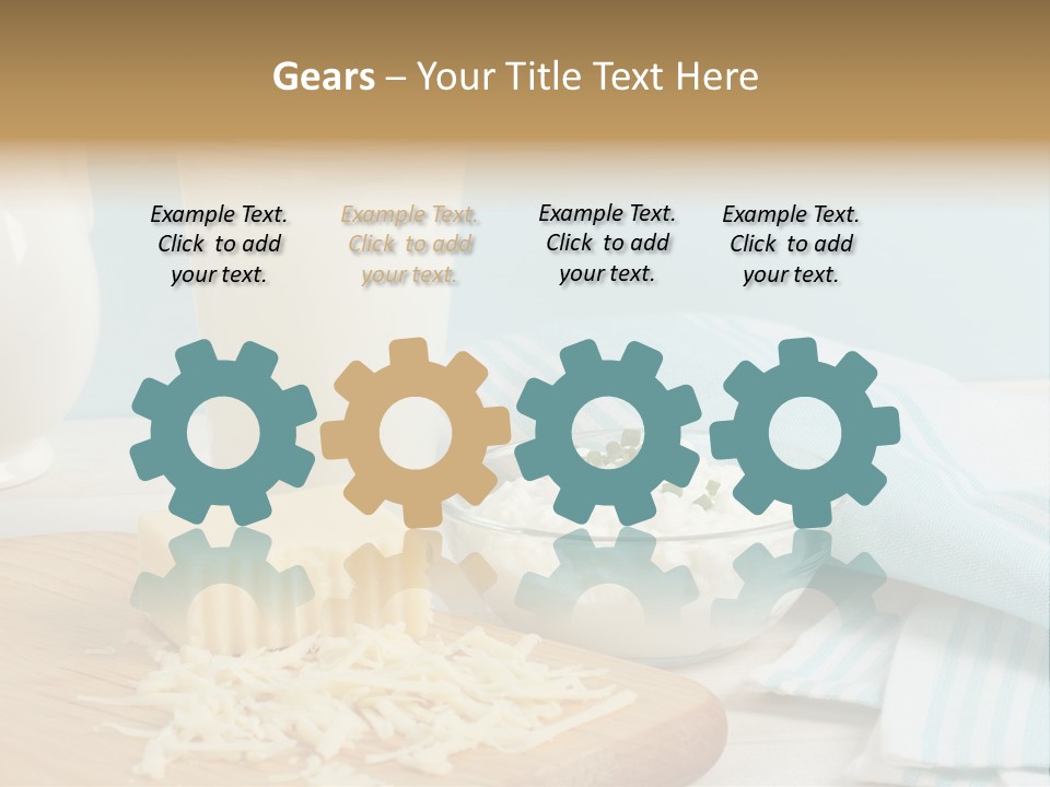 Swiss Cheese Drink Nutrition PowerPoint Template
