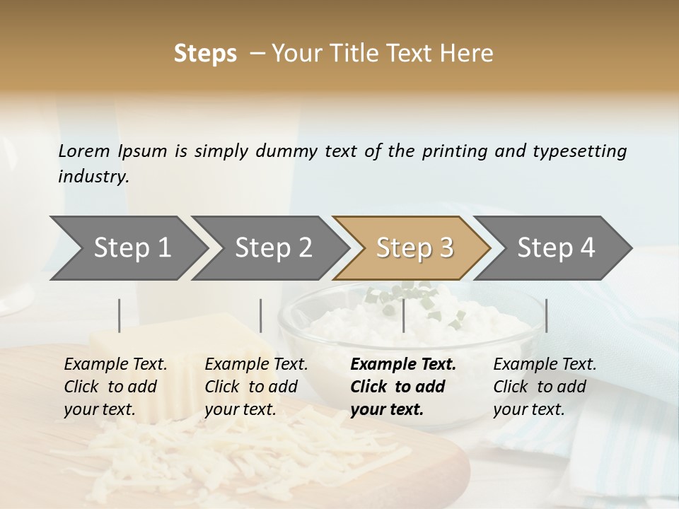 Swiss Cheese Drink Nutrition PowerPoint Template