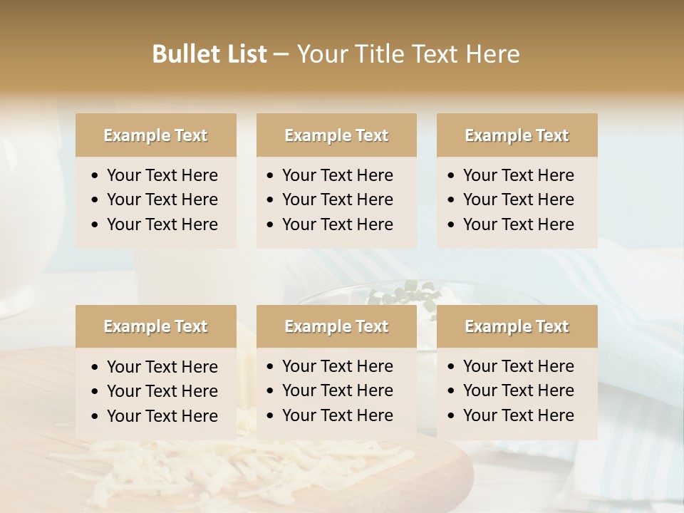 Swiss Cheese Drink Nutrition PowerPoint Template