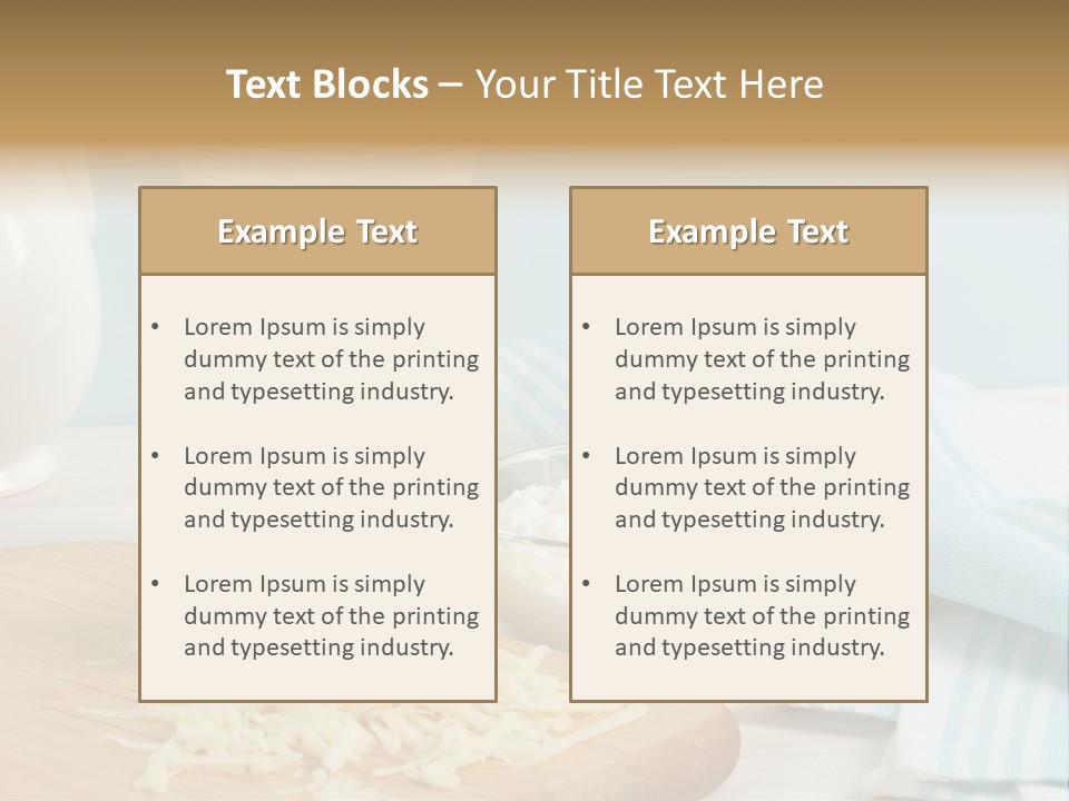 Swiss Cheese Drink Nutrition PowerPoint Template