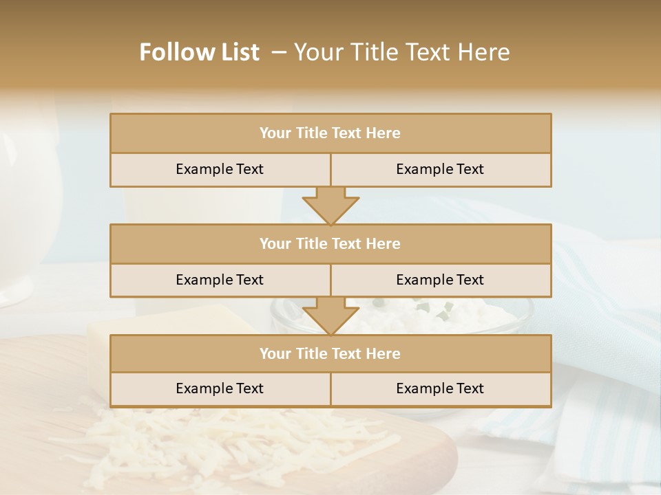 Swiss Cheese Drink Nutrition PowerPoint Template