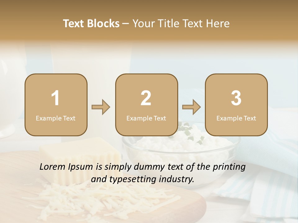 Swiss Cheese Drink Nutrition PowerPoint Template