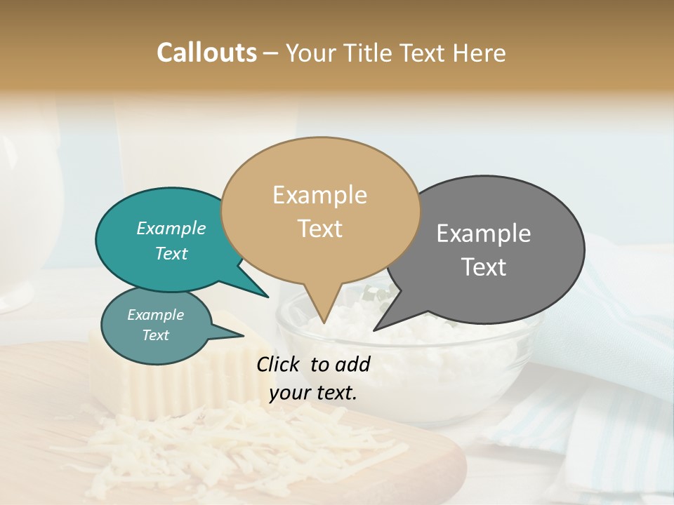 Swiss Cheese Drink Nutrition PowerPoint Template