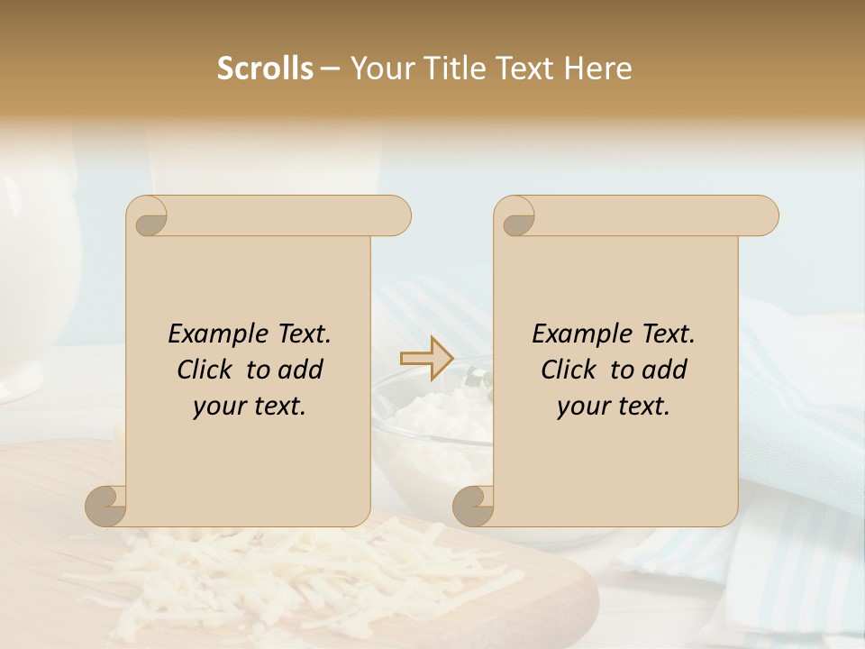 Swiss Cheese Drink Nutrition PowerPoint Template