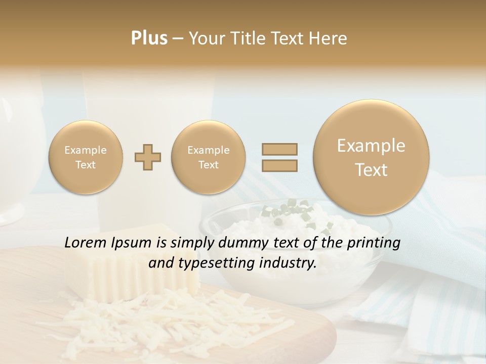 Swiss Cheese Drink Nutrition PowerPoint Template