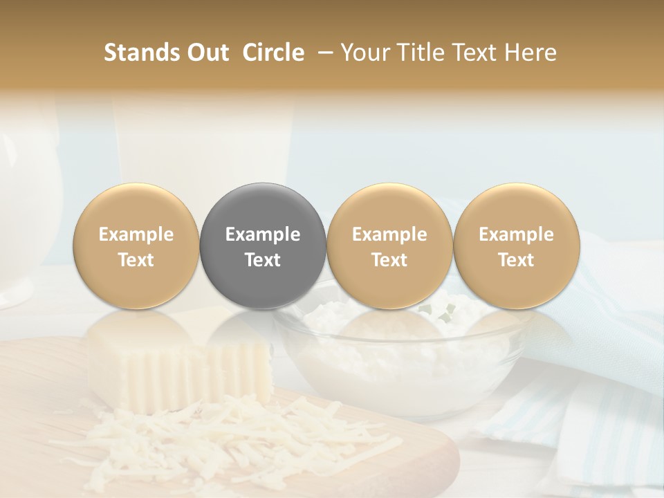 Swiss Cheese Drink Nutrition PowerPoint Template