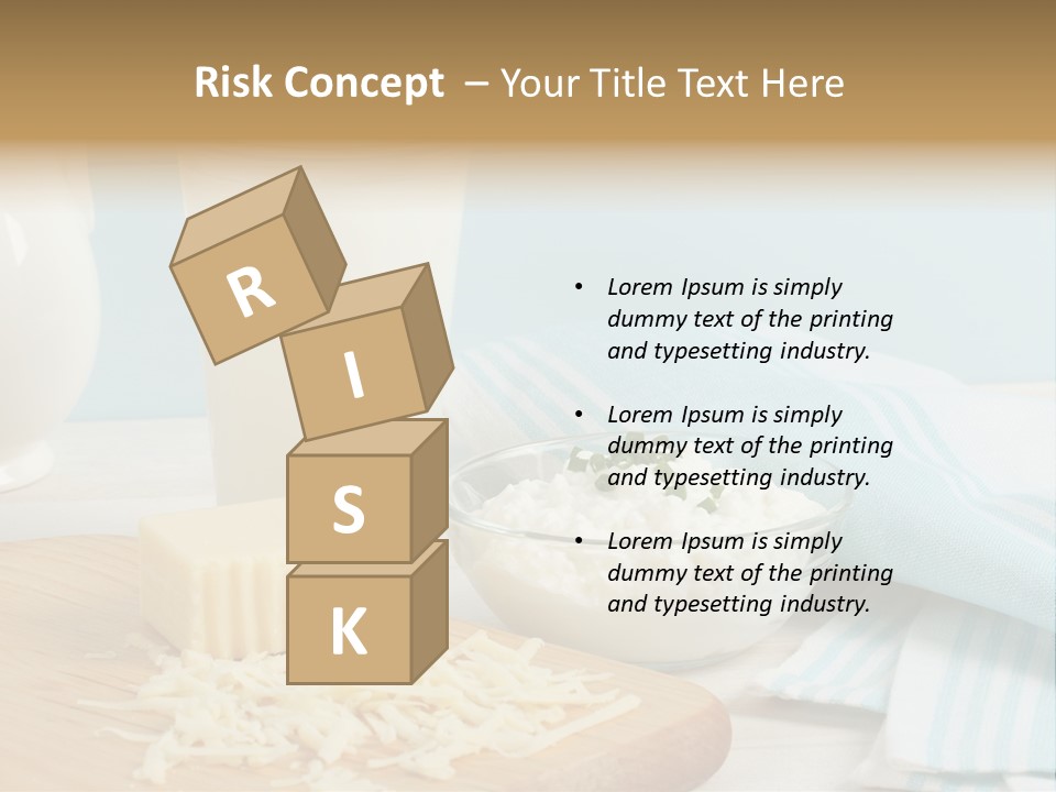 Swiss Cheese Drink Nutrition PowerPoint Template