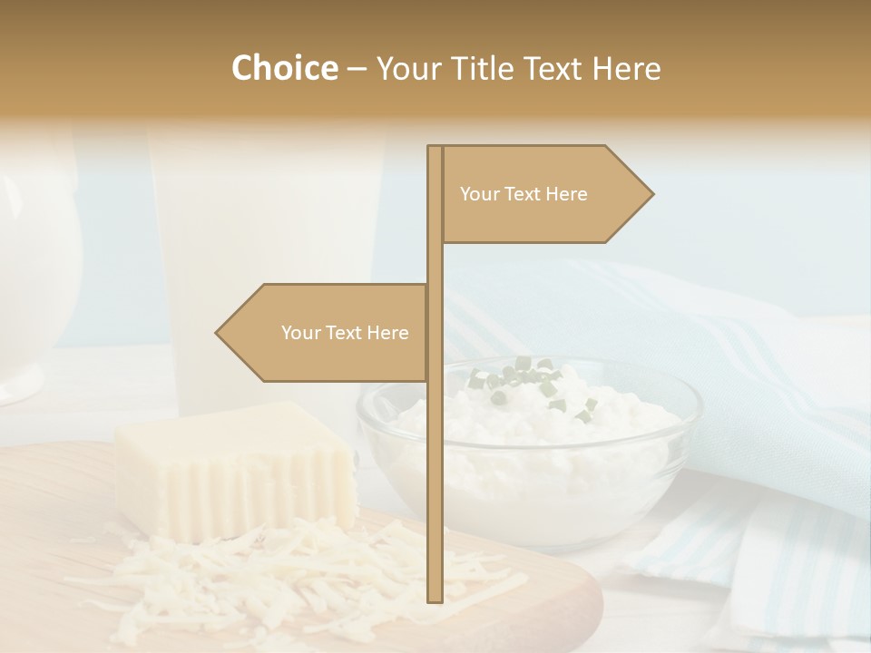 Swiss Cheese Drink Nutrition PowerPoint Template