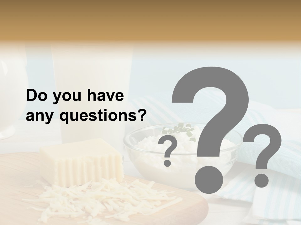 Swiss Cheese Drink Nutrition PowerPoint Template