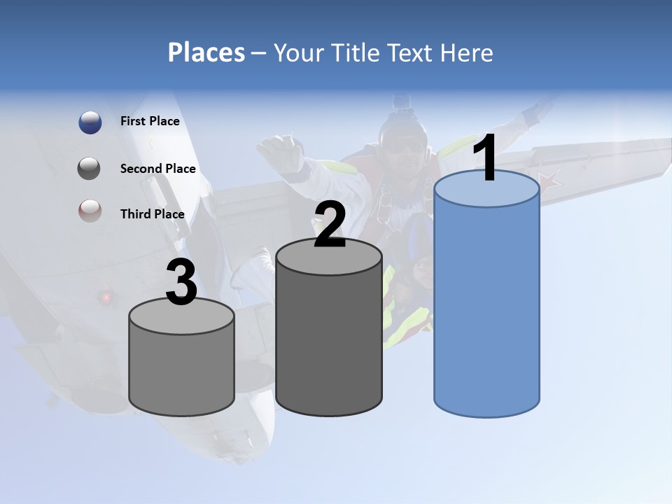 Paratrooper Parachute Air PowerPoint Template