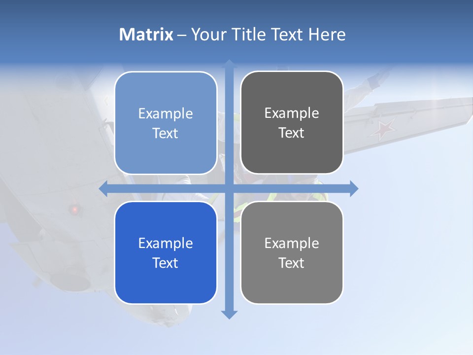Paratrooper Parachute Air PowerPoint Template