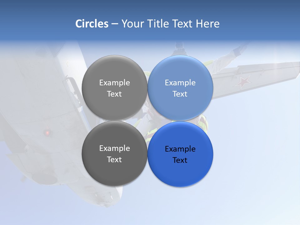 Paratrooper Parachute Air PowerPoint Template