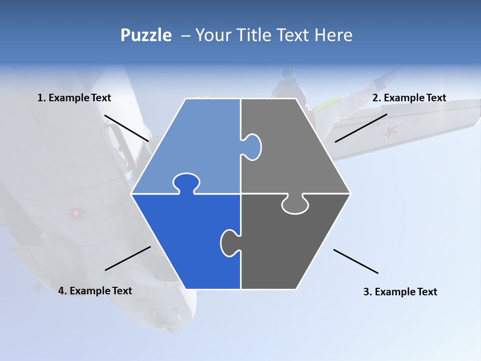 Paratrooper Parachute Air PowerPoint Template