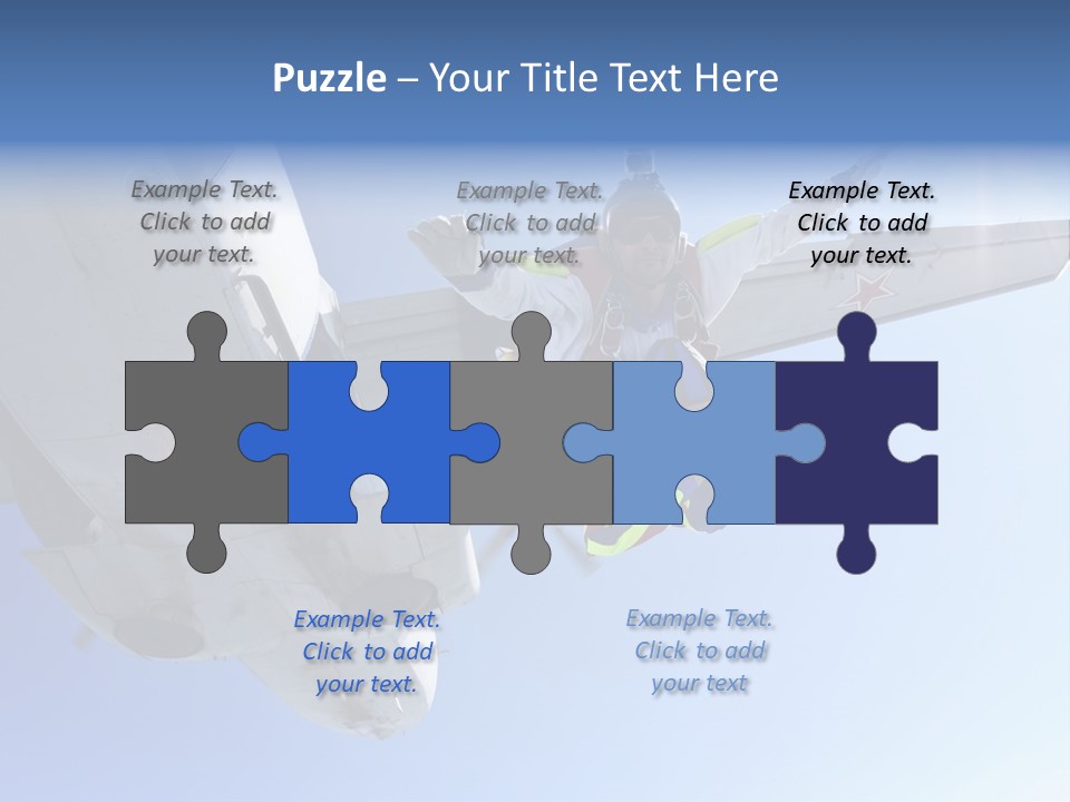 Paratrooper Parachute Air PowerPoint Template