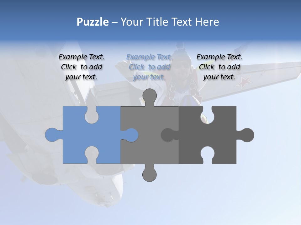 Paratrooper Parachute Air PowerPoint Template