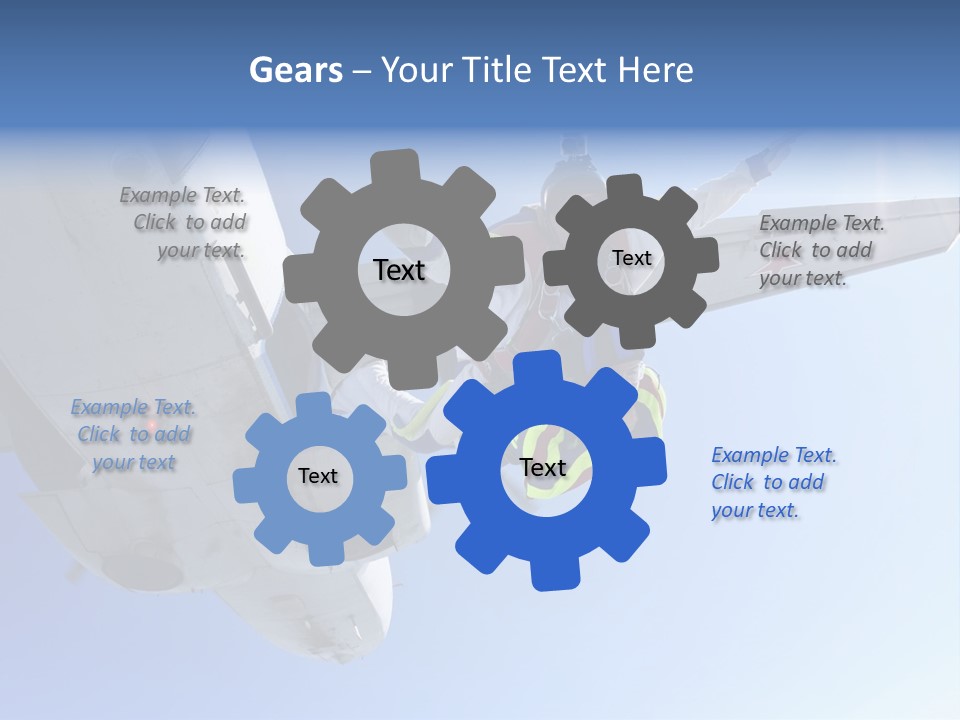 Paratrooper Parachute Air PowerPoint Template